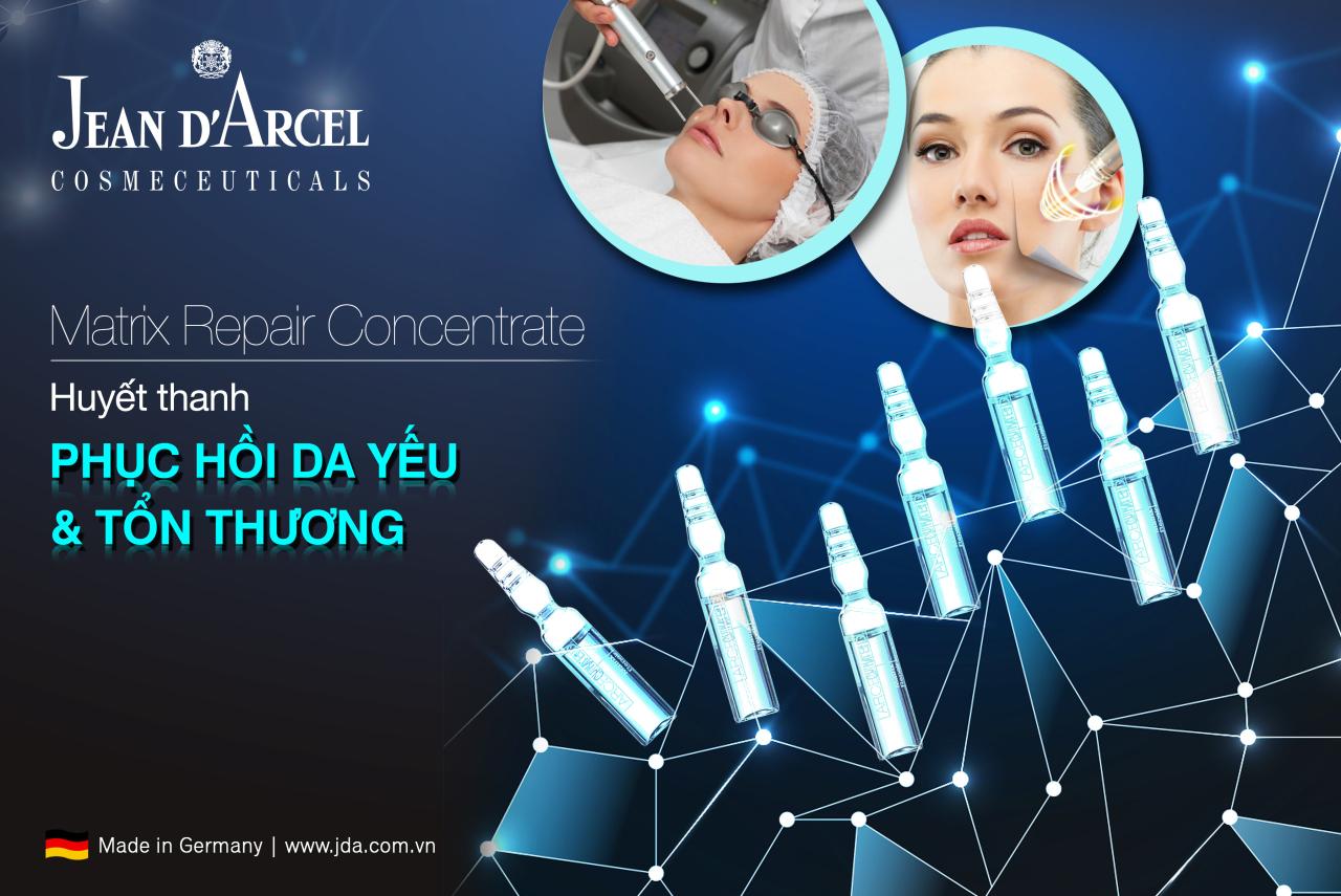 Huyết thanh giúp hồi phục da yếu và thương tổn