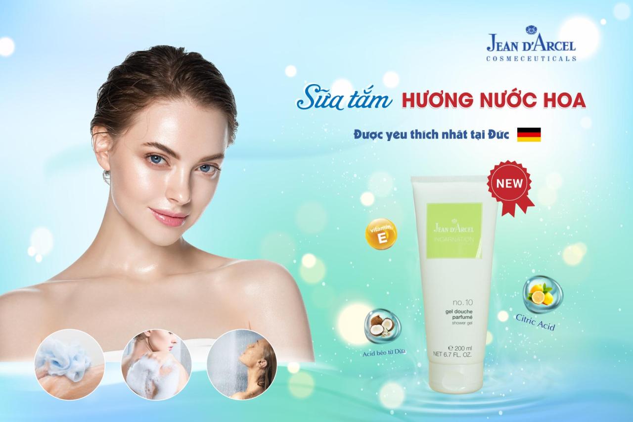 Sữa tắm hương nước hoa số 10