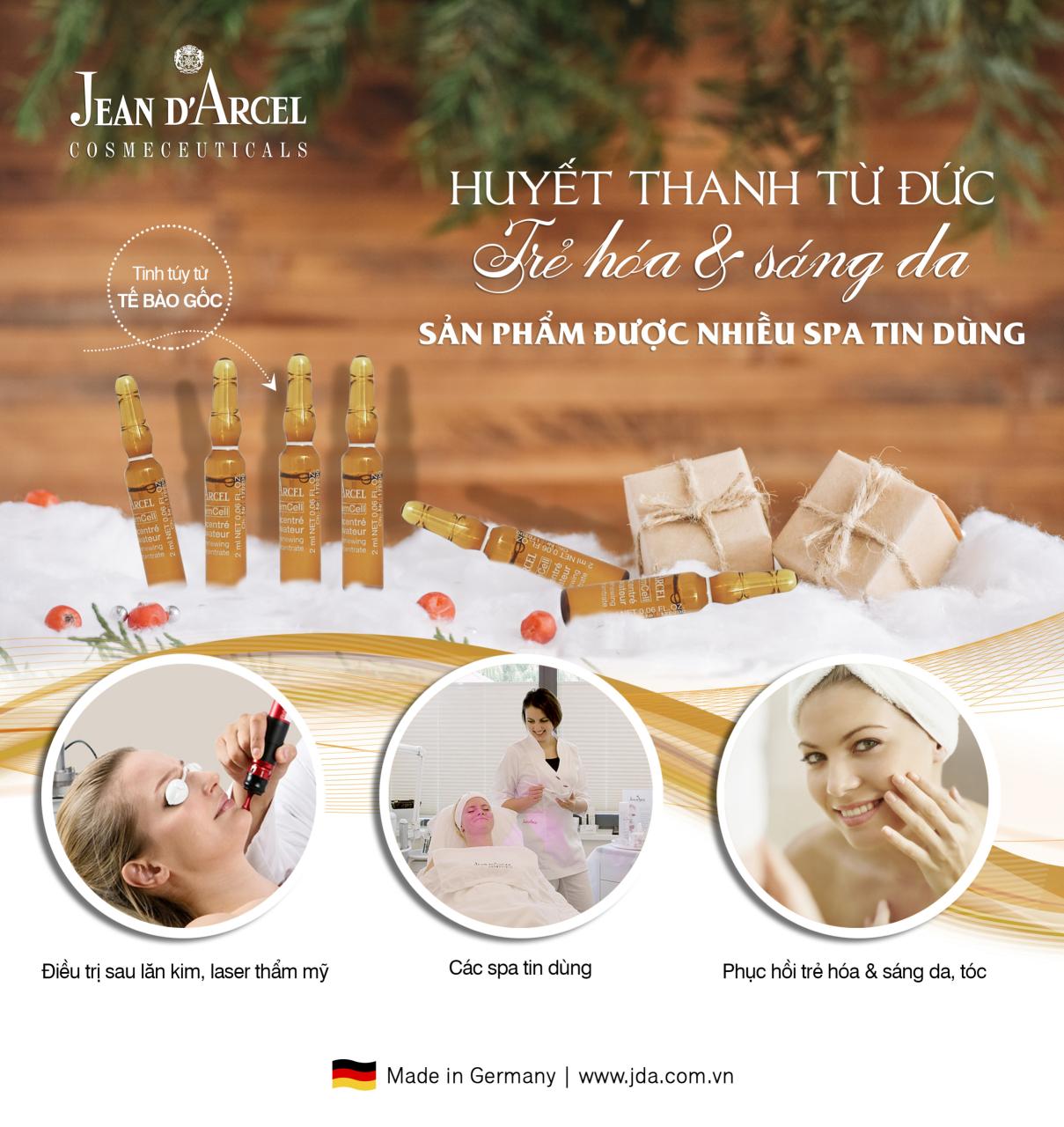 Huyết thanh tế bào gốc giúp làm trẻ hóa và sáng da