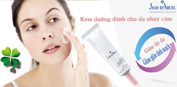 Kem dưỡng giúp làm dịu da mỏng đỏ, giãn mạch và nhạy cảm