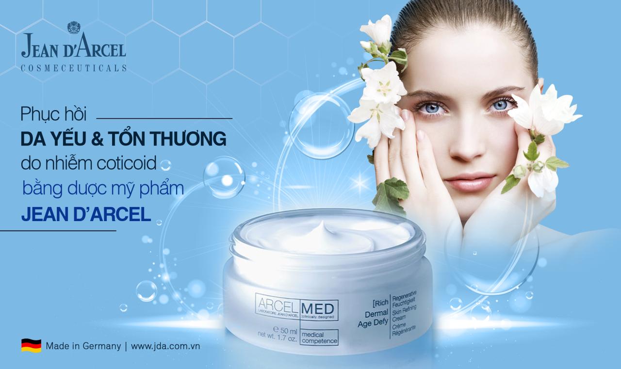 Kem giúp phục hồi da yếu hoặc tổn thương (do nhiễm hóa chất)